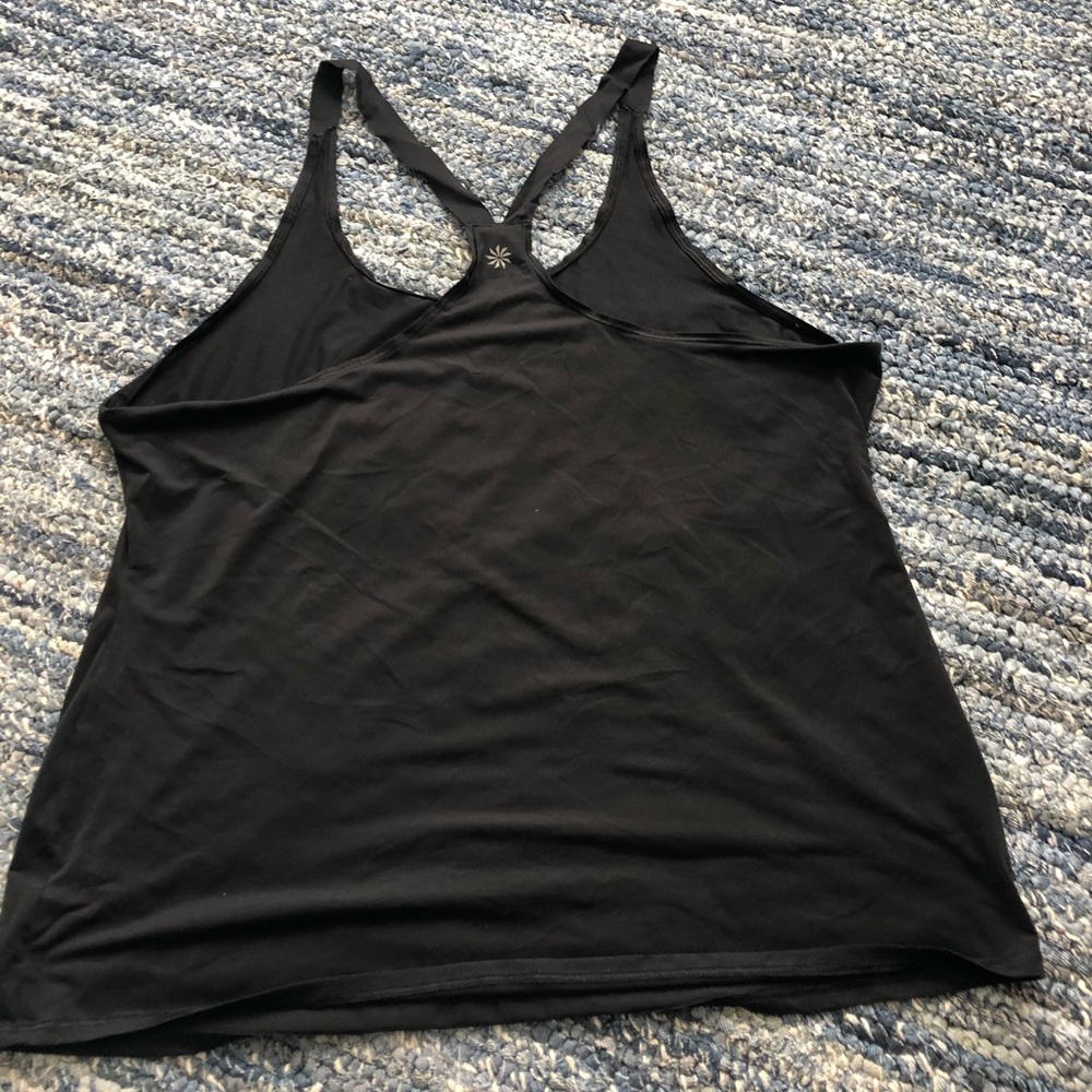 Athleta Black Racerback Tank